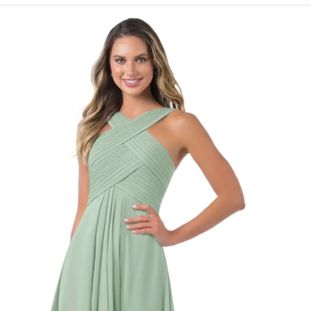 Azazie Kaleigh A8 Agave NWT